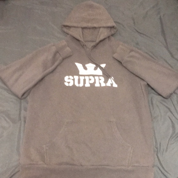 *WORN FEW TIMES* Grey Supra Hoodie - Picture 1 of 2